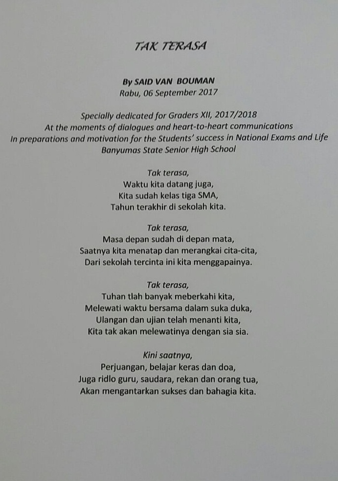 Puisi Tentang Lingkungan Sekolah Adiwiyata Nusagates