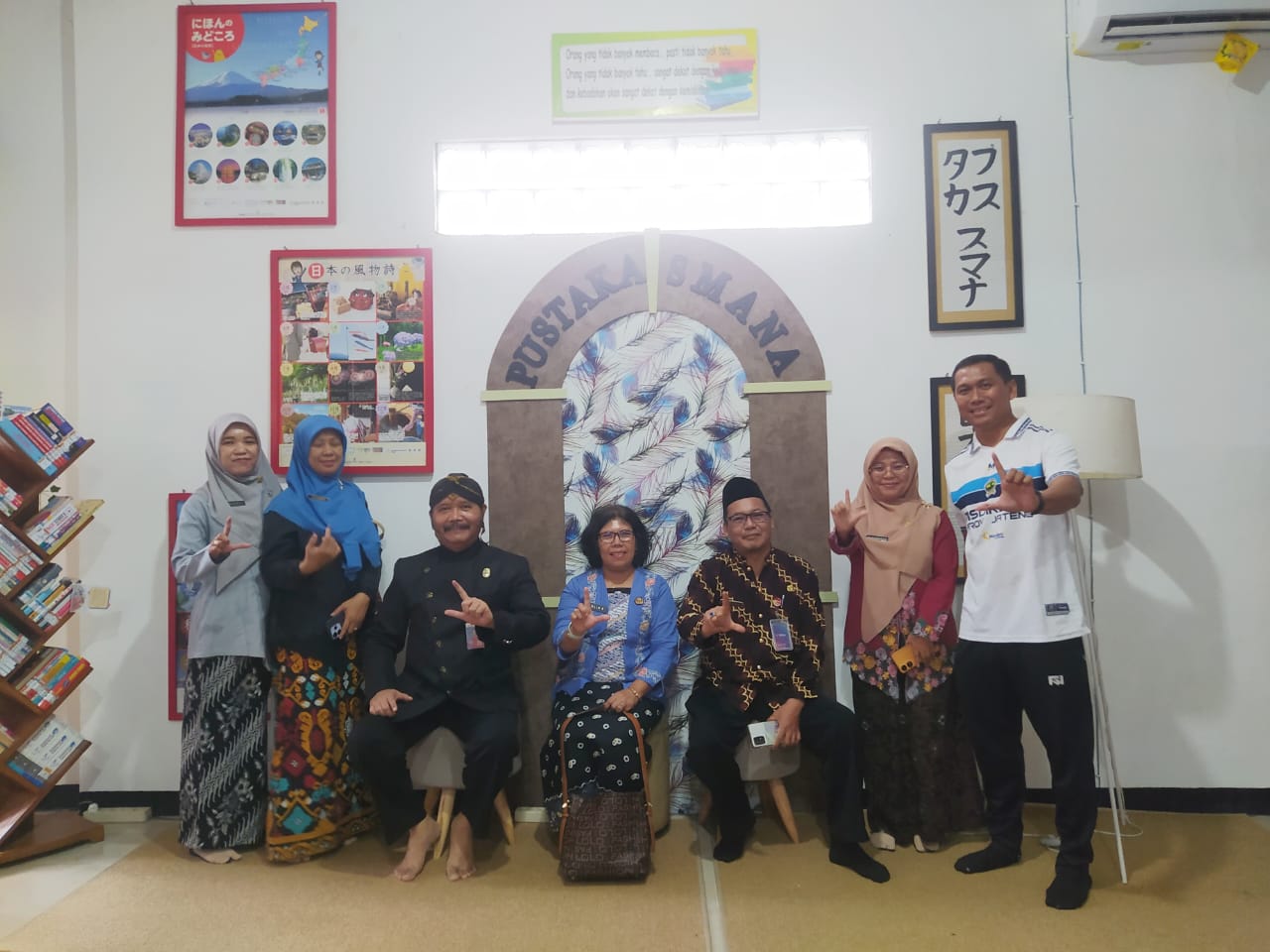 Kunjungan Ke Perpustakaan SMA N 1 Ajibarang dan SMA N 1 Sokaraja