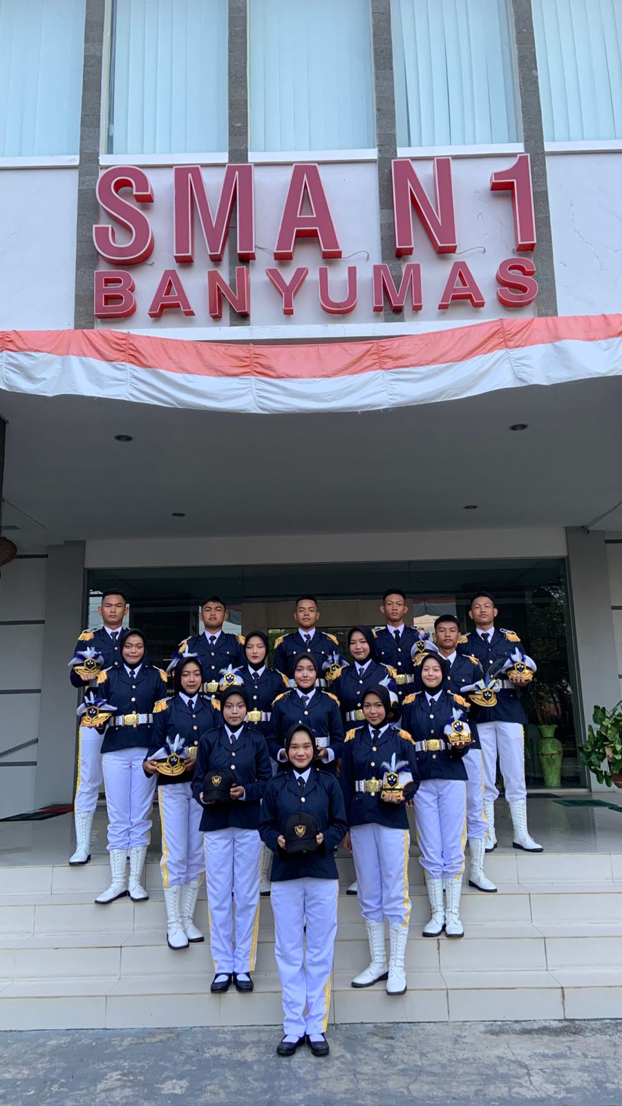 Pasgarda SMAN 1 Banyumas meraih Juara 1 LKBB UMP 2025