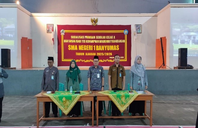RAPAT SOSIALISASI TKA DAN PROGRAM SEKOLAH SMAN 1 BANYUMAS TAHUN AJARAN 2025/ 2026
