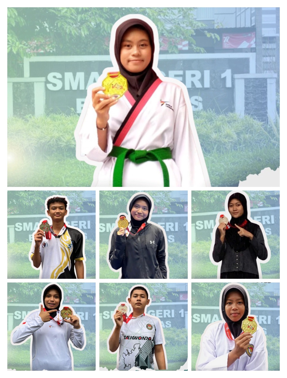Atlet Taekwondo SMA Negeri 1 Banyumas Raih Beragam Juara  di Indonesia Expo Battle Taekwondo Championship 2025