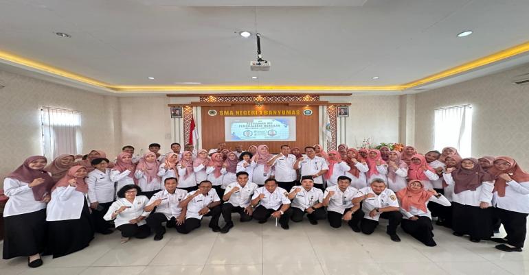 SMA Negeri 1 Banyumas Selenggrakan IHT Penyusunan RPP Pembelajaran Mendalam